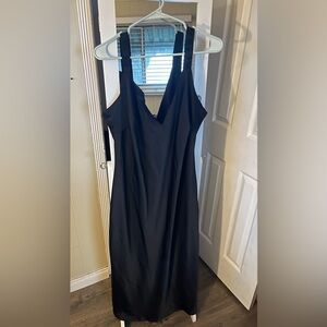 a new day Black Strapless Dress